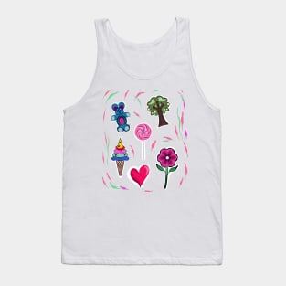 Sticker collection Tank Top